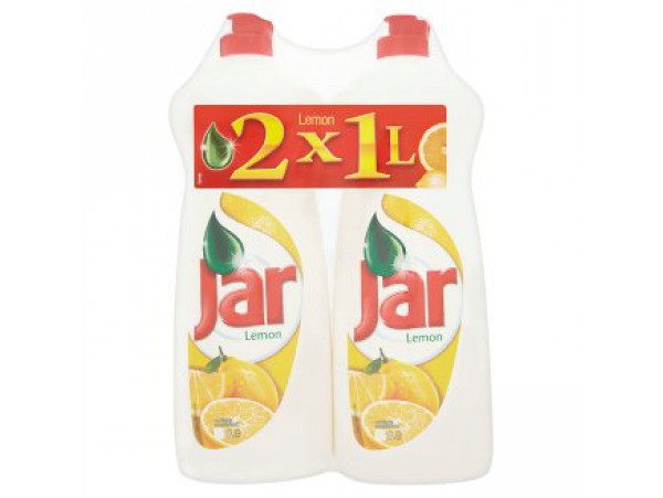 Jar Набор жидкость для мытья посуды (лимон), 2х1 л